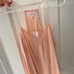 Cami NYC Blush Lace Trim Chemise